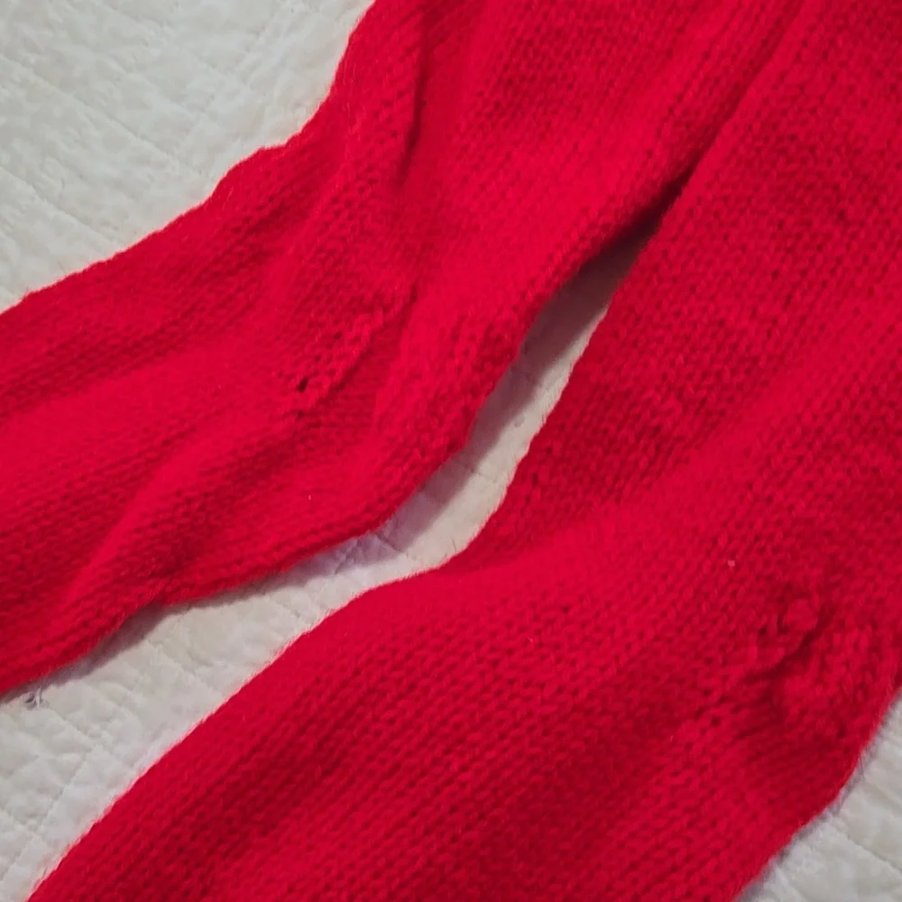 Hand Knit Maine Boot Socks Unisex Winter Warmth Handmade In Maine Two Pairs